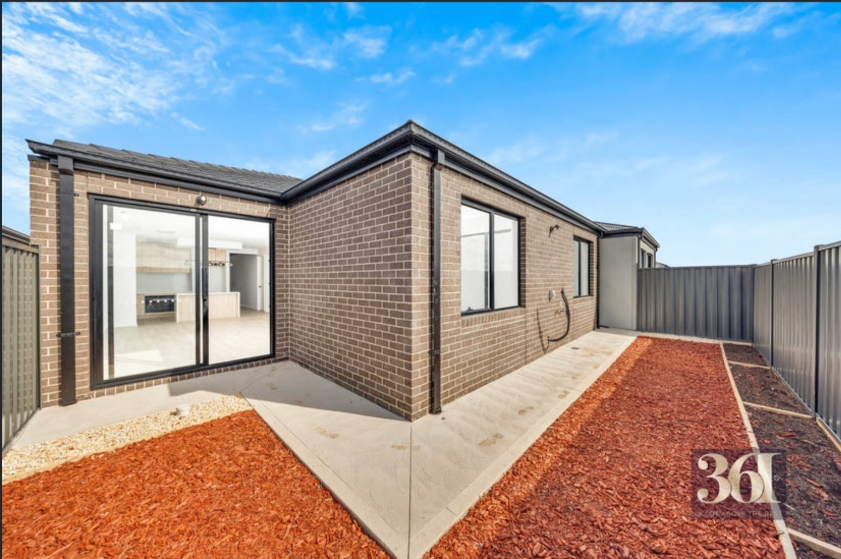 Rear yard and alfresco area