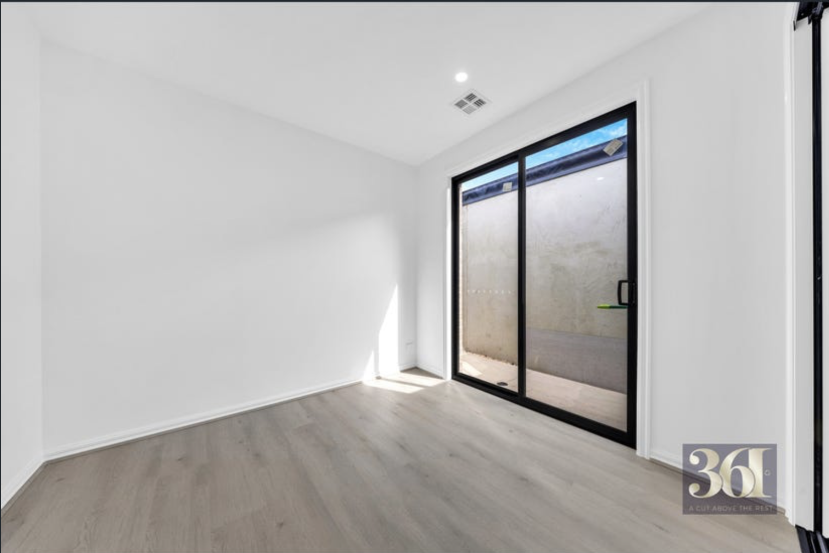 Bedroom with courtyard access